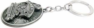 ROYAL ENFIELD Revolving Rotating RE Bullet Bike Metal Keychain spinner Key Chain