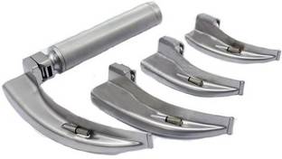 INDAYRA Laryngoscope Set Adult (Set of 4) With leather pouch Otoscope