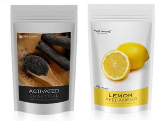 pure nature wder- 100 gm Each, Natural charcoal face pack, Natural Lemon face pack.