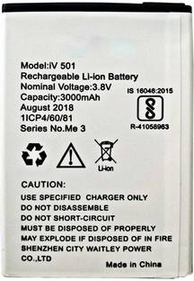 OTD Mobile Battery For  IVoomi Me1/Me1 Plus iv 501