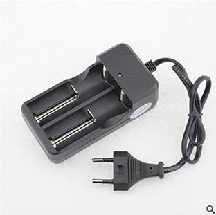 Schrodinger 70047 3.7V Dual Battery Charger Li-ion EU/Indian 18650/16340/26650  Camera Battery Charger