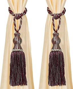 KUBER INDUSTRIES Maroon Tieback Hook