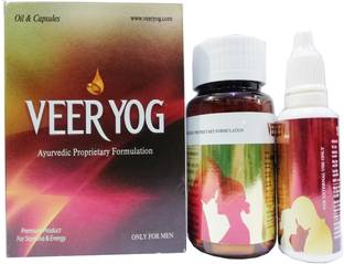 veer yog Ayurveda & Organic Products for men (OIL+CAPSULES) Lubricant