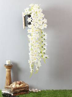 FOURWALLS Creeper for Hanging White Jasmine Artificial Flower