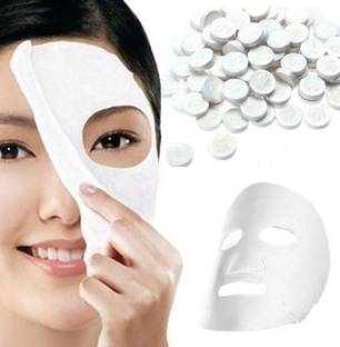 Anayo 100 Pcs Compressed Face Mask DIY Facial Spa Sheets