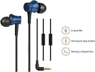Mi Earphones Basic Blue Wired
