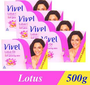 Vivel Lotus oil soap 100g pack of 5