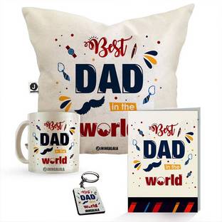 Jhingalala Mug, Cushion, Greeting Card, Keychain Gift Set