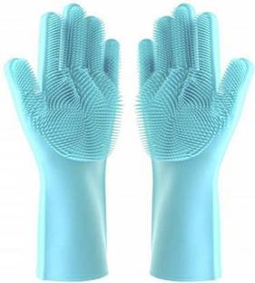 GORICH Multifunctional Magical Silicone Heat Resistant Rubber Gloves Wet and Dry Glove