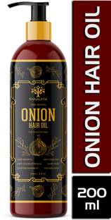 Vanalaya Onion Hair oil for hair regrowth and hair fall treatment for men and women Anti-dandruff oil with real onion extract -200ml Hair Oil
