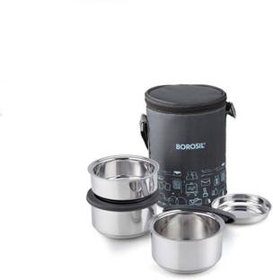 BOROSIL Carry Fresh Set Of 3 3 Containers Lunch Box