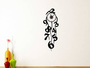Wollzo 30 cm Clock Removable Sticker