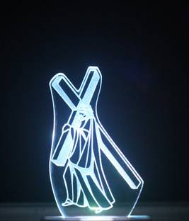 DIONA JESUS CHRIST 3D LED MULTI COLOR NIGHT LAMP Home Decor Items Night Lamp