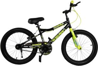Kross Extreme 2.40 Bike For Kids Of Age 5-8 Yrs Black & Yellow 20 T रिक्रियेशन साइकल