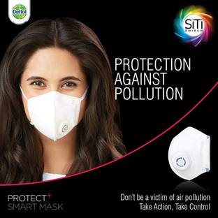 Dettol SiTi Shield Protect Plus N95 Anti Pollution Smart (Medium)