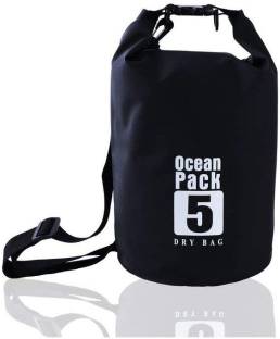 venja 5 Liter Outdoor Ocean Pack Waterproof Dry Bag (Black)