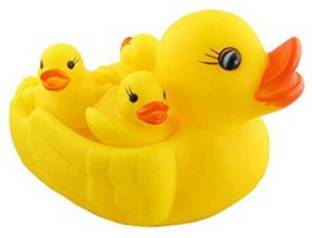 TechWiz Chu Chu Duck Family Baby Bathing Toys Set Bath Toy Bath Toy