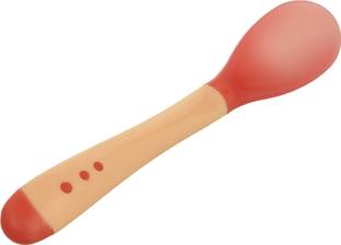 FISHER-PRICE Heat Sensitive Soft Spoon for Baby, Pack of 1 (Pink)  - Silicone