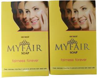 MYFAIR fairness & dark spot removal soap pack of 2