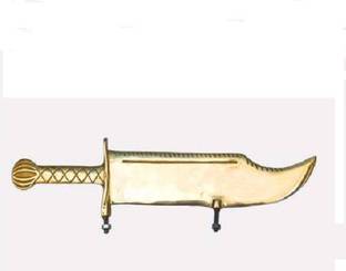 ACCESSOREEZ Brass Stylish Designer Talwar Front Mudguard Name Plate Bike Number Plate