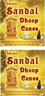 Balaji International combo Pack of 200 gm Sandal Dhoop Cones Sandal Dhoop