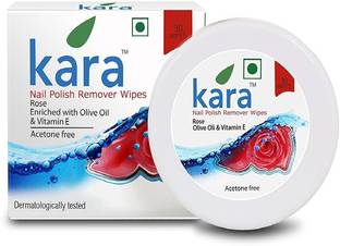 KARA Wipes Nail Polish Remover With Vitamin Removes Nail Polish