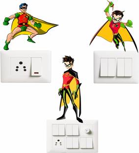 Decoration Stickers 6 cm Superman Self Adhesive Sticker