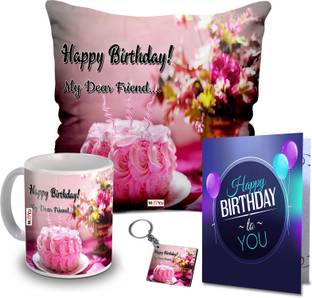 ME&YOU Cushion, Mug, Keychain, Greeting Card Gift Set