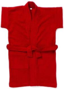 Sand Dune Red Free Size Bath Robe