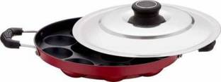 JEEVAA Better Appam Patra / Maker with Lid, Ponganal Maker, Paniarakkal Pan 22 cm Diameter 12 Cavity (Aluminium, Non-stick) NA Pan 22 cm diameter with Lid 1.2 L capacity