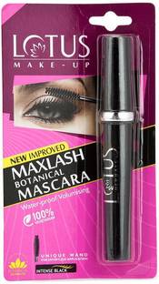LOTUS HERBALS Make-up MaxLash Botanical Mascara 4 g (pack of 2) 8 g