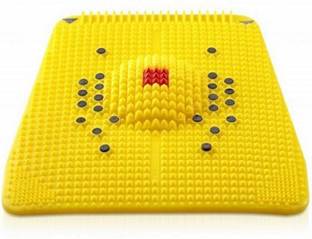 KLEIO B.C.M Accupressure reflexology physiotherapy magnetic mat for Blood Circulation (Yellow, 1 Unit) Massager