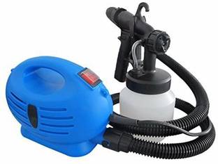 Smokey Electric Portable Sprayer Compressor and Paint Zoom Sprayer Gun Machine Use for Home & Office Oil Painting Machine Electric Portable Spray Painting Machine Blue Color (New Sanitizing Machine) (Pack of 1) Blue Spray Paint 850 ml
