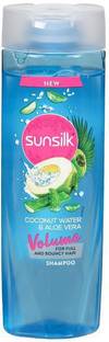 SUNSILK Coconut Water and Aloe Vera Volume Hair Shampoo 188mlss