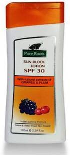 Pure Roots Sunscreen - SPF 50 Sun Block lotion SPF30