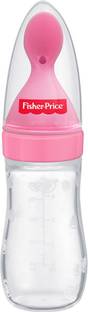 FISHER-PRICE Hassle, Spill Free Squeezy Cereal Spoon Feeder | Easy to use, Sterilize & Travel  - Silicone