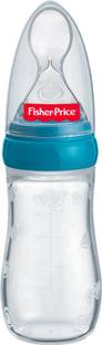 FISHER-PRICE 100% Food Grade, BPA Free, Liquid Soft Spoon Food Feeder with Leak Proof Cover  - Silicone