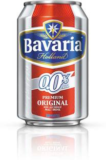Bavaria Premium Original Non Alcoholic Malt Beer Drink 330 ml Each Pack of 3 ( Total 990 ml ) Can