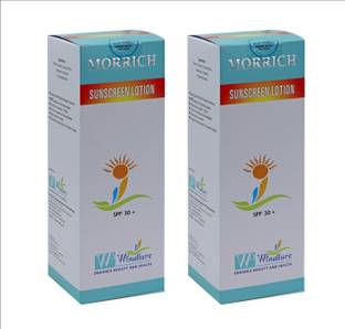 Winallure Sunscreen - SPF 50 PA++ Morrich Sunscreen Lotion (Pack of 2)