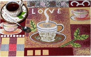 PRAKARTIK Rectangular Pack of 6 Table Placemat