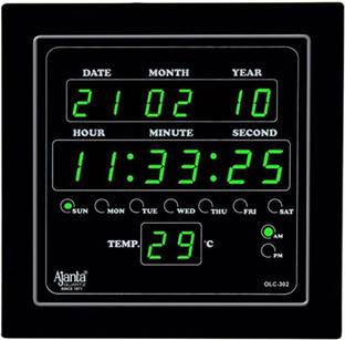 AJANTA Digital 25.4 cm X 25.4 cm Wall Clock