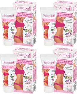 Securteen creme hair remover bikini line pack of 4 Cream