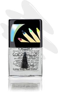 Color Fever Ultra Sparkle Nail Color -Long Wear Nail Paint (Transparent Top Coat), 9 ml Transparent