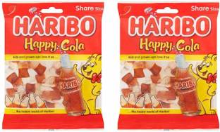 Haribo Happy Cola Candies 140g Pack of 2 Cola Jelly Candy