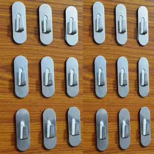 YTM 18 pcs wall clips hook adhesive 
(pack of 18) Door Hanger