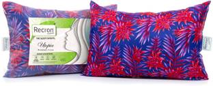 RECRON CERTIFIED Microfibre Sleeping Pillow Pack of 2 Floral Utopia