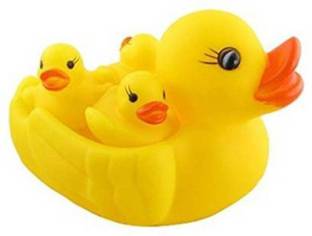 Noxxi Chu Chu Duck Family Baby Bathing Toys Set Bath Toy
