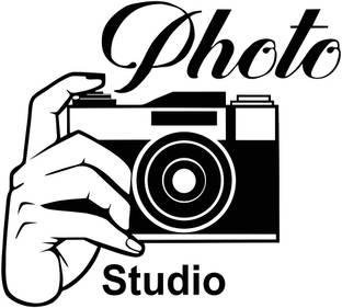 Zampyy 55 cm Photo Studio | Wall Sticker | PVC Vniyl| Non-Reuseble Sticker Self Adhesive Sticker