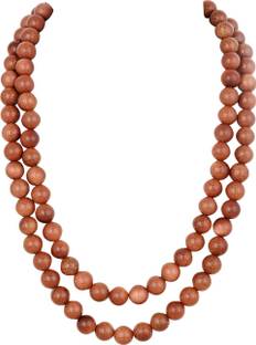 VISHAKA PEARLS AND JEWELLERS Vishaka Pearls Sand Stone Necklace Set Pearl Alloy Layered