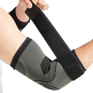 Leosportz Adjustable Elbow Brace with Strap for Elbow Compression Sleeves Elbow Support